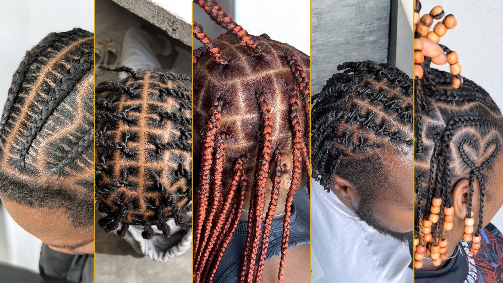 Finition professionnelle réalisée en tresses